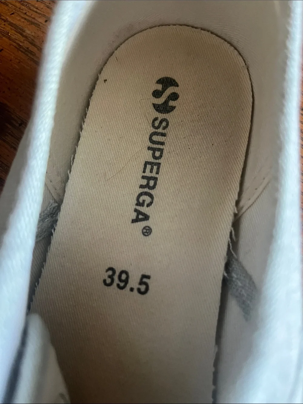 Superga Light Gray Canvas Low-Top Sneakers